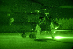 Ninja wanders into spec. ops night training, starts slashing