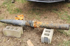 Maine lobsterman "catches" a 150lb missile