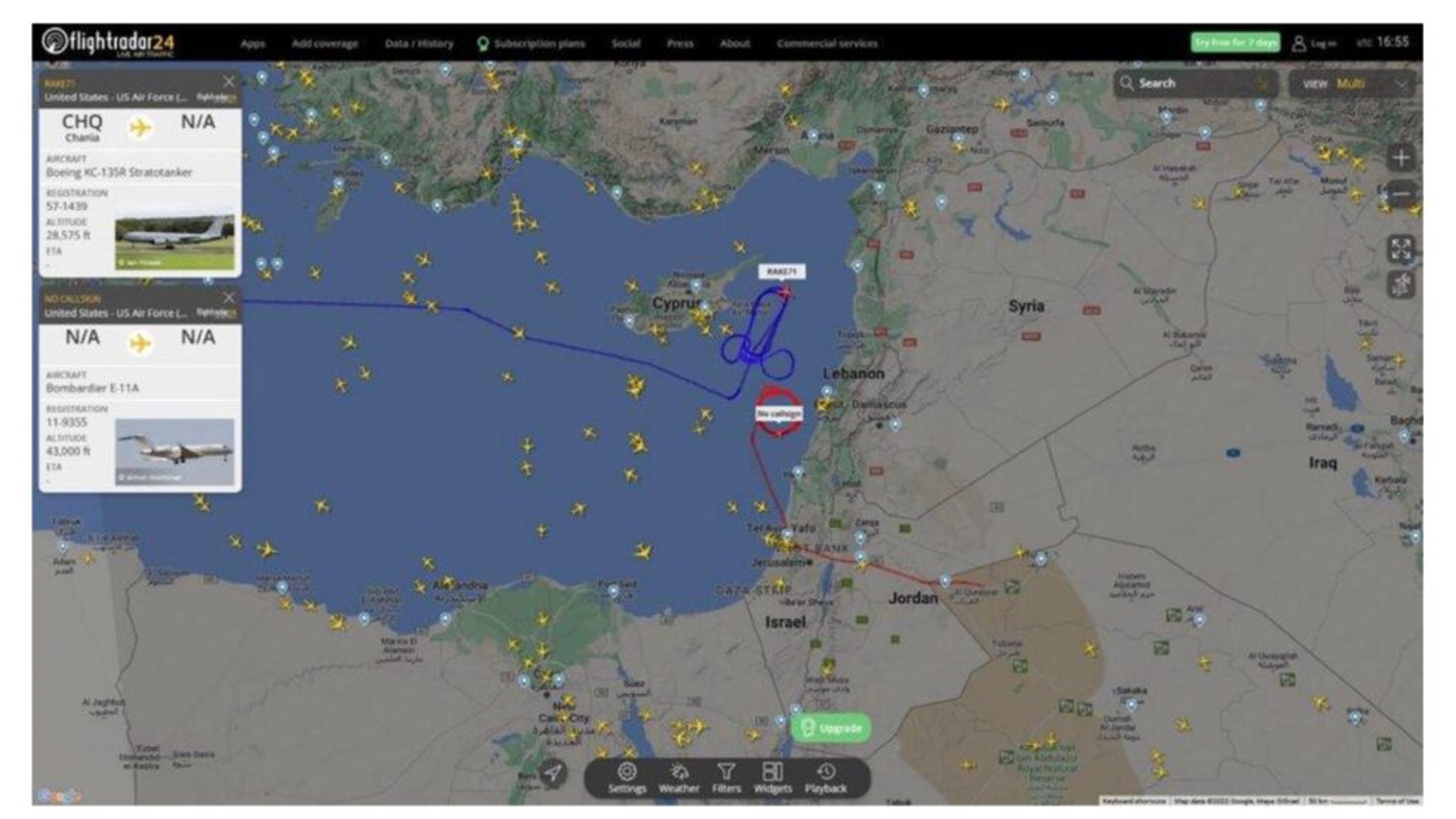 Phallic Shaped Flight Path Near Russian Military Base “Unintentional”