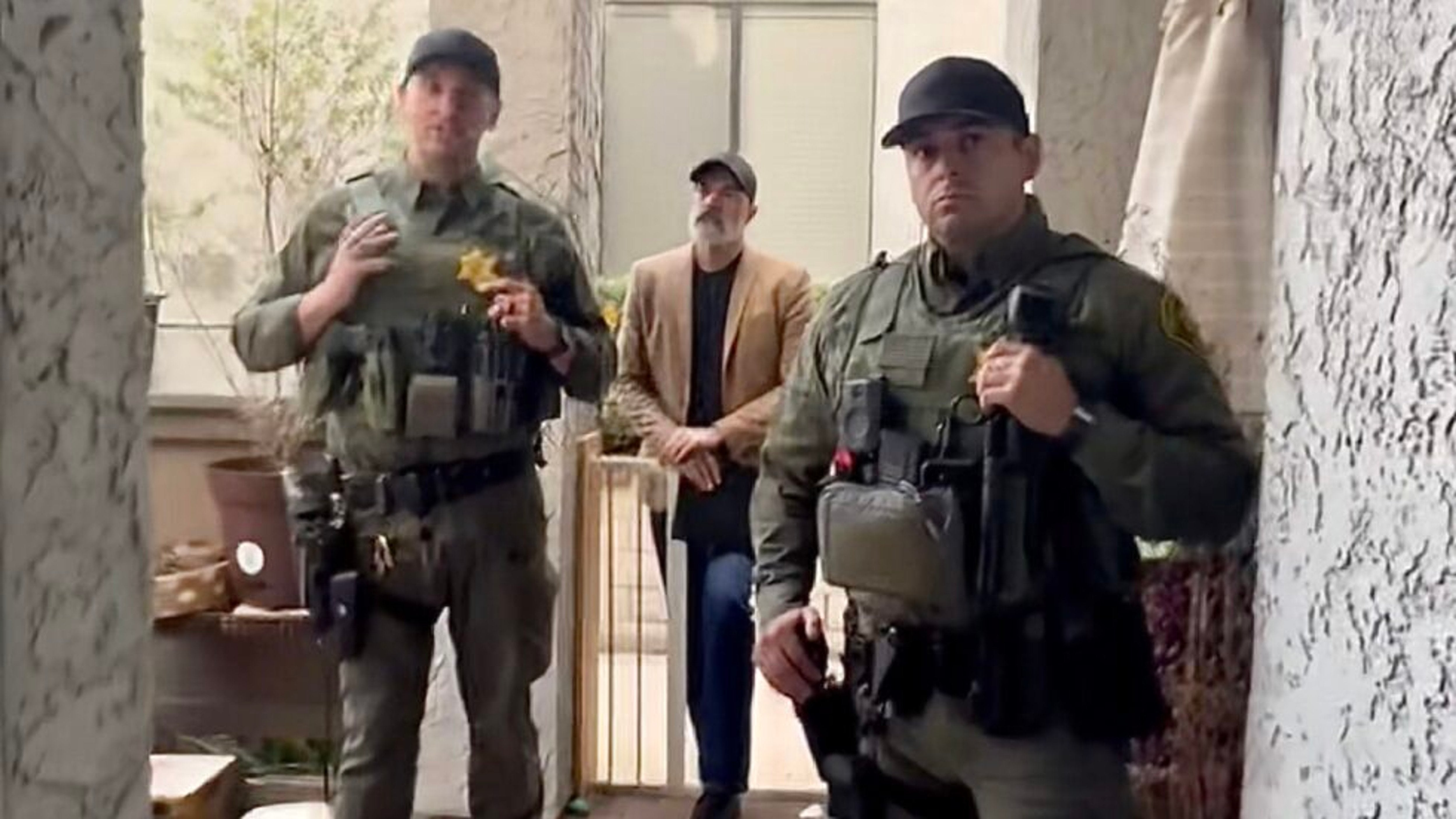 California veteran claims rival veteran sent psychiatric police team to his house