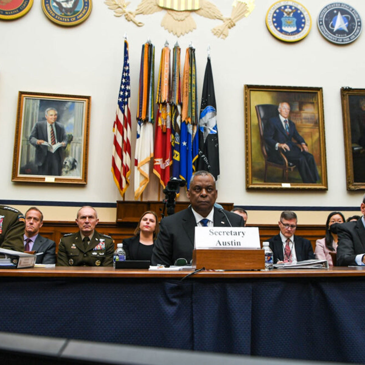 Florida man disrupts military budget hearing to denounce 