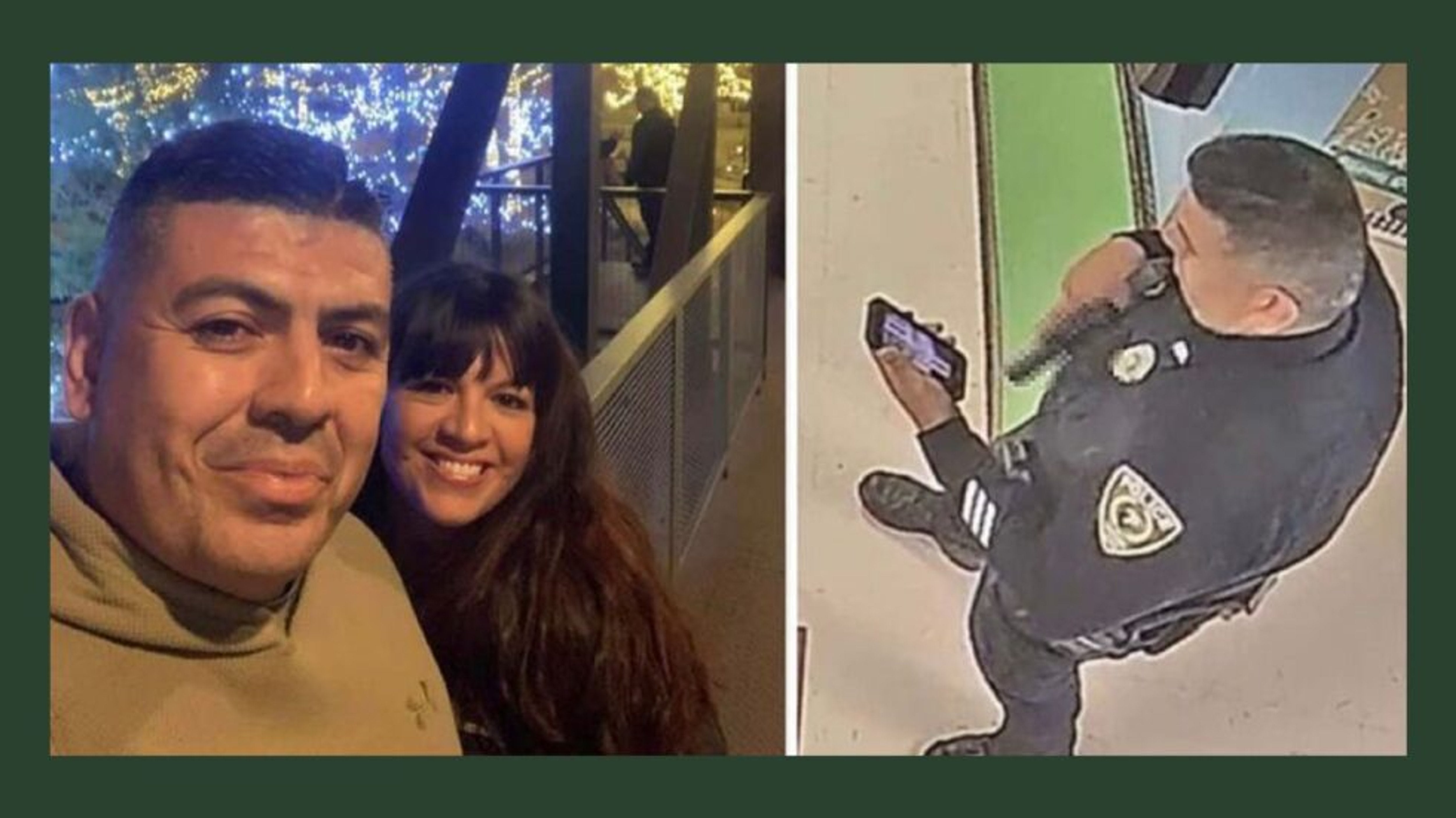 Officer seen looking at "Punisher logo" was husband of Uvalde victim