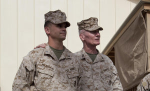 Marine empties the magazine to help his fellow veteran