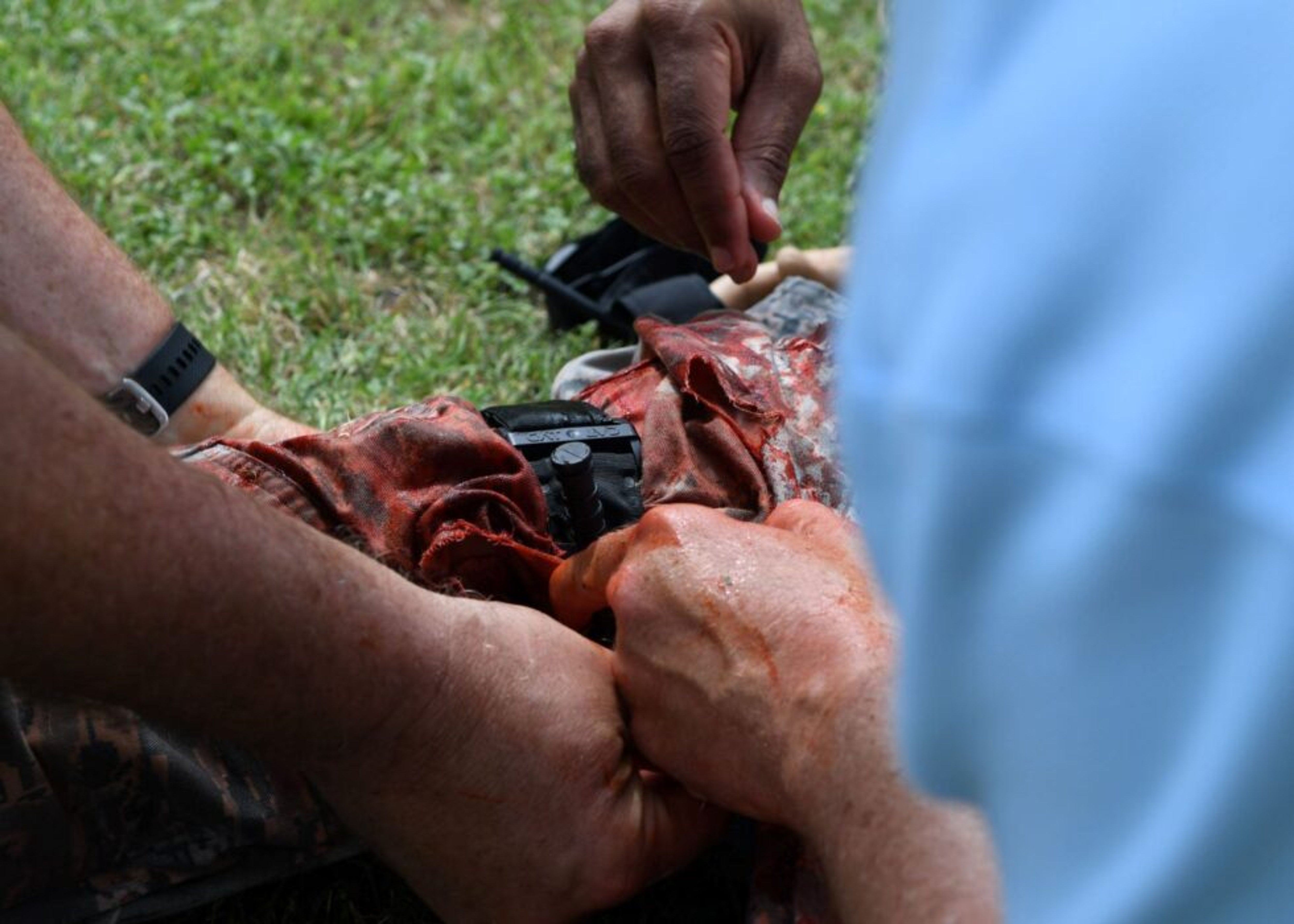 ‘Stop the Bleed’ trains Ukrainian Soldiers on battlefield medicine