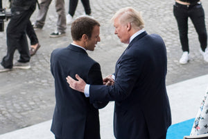 Trump, Macron meet amid tensions over ukraine war