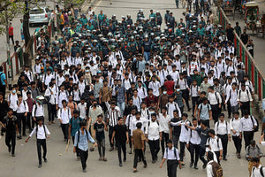 Student-Led Party, BNP Hold Rallies in Dhaka Marking One Year Since Hasina’s Ouster