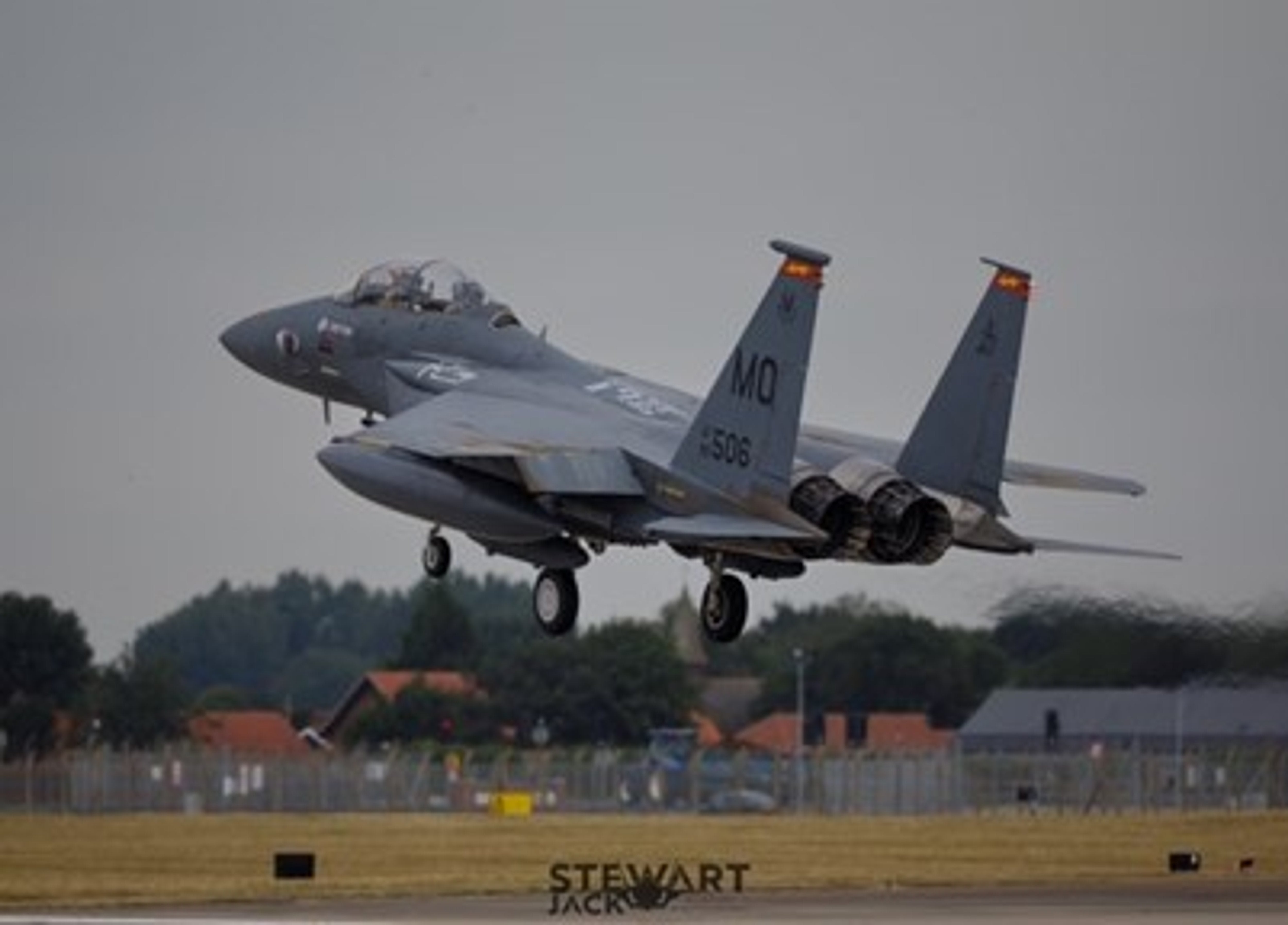 Strike Eagles Return Home Bearing Battle Scars and Horror-Themed Art