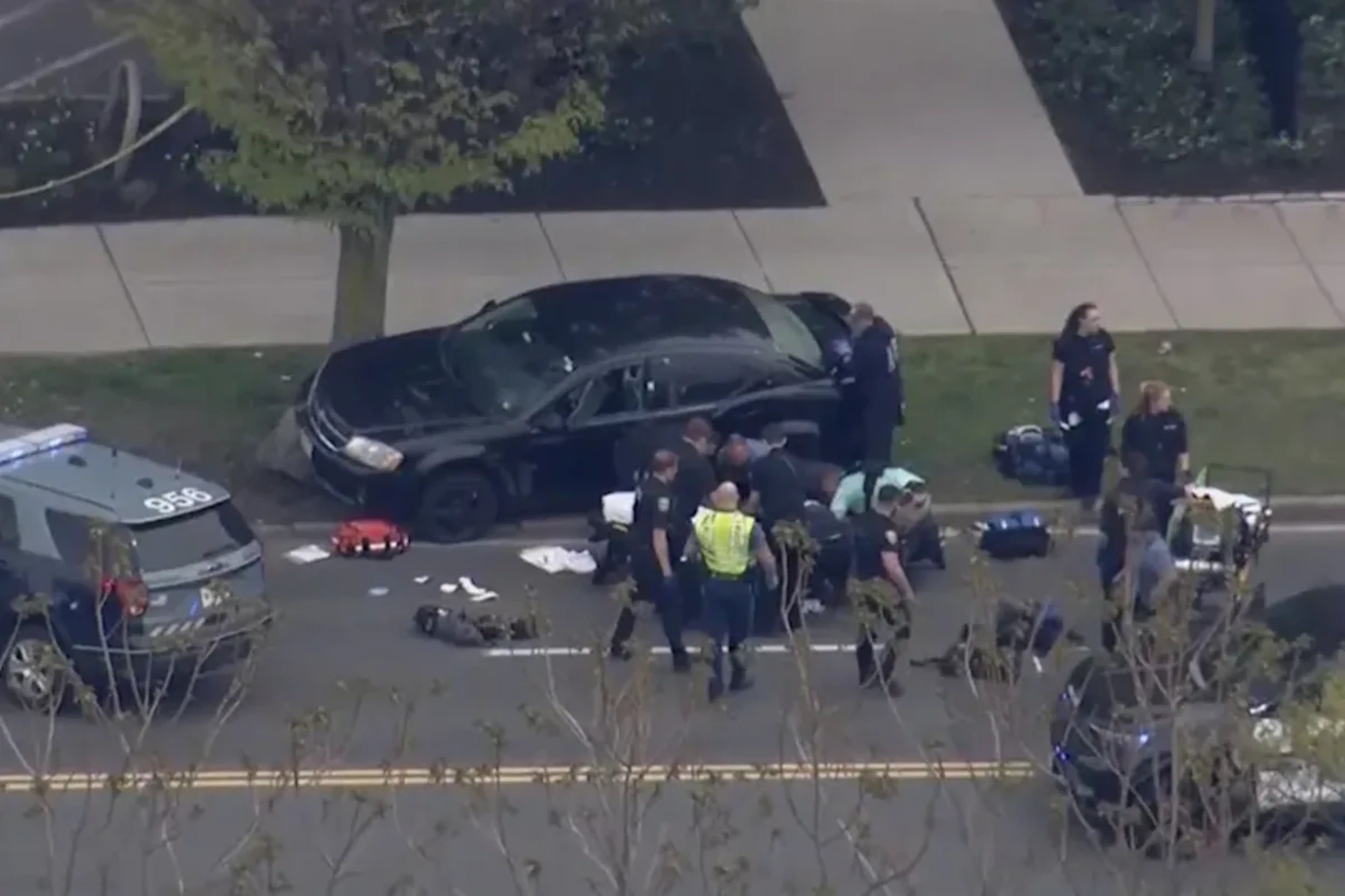 Woman Was Frozen in Her Car as the Shooter Opened Fire. A Former Marine Pulled Open Her Door and Told Her to Run.