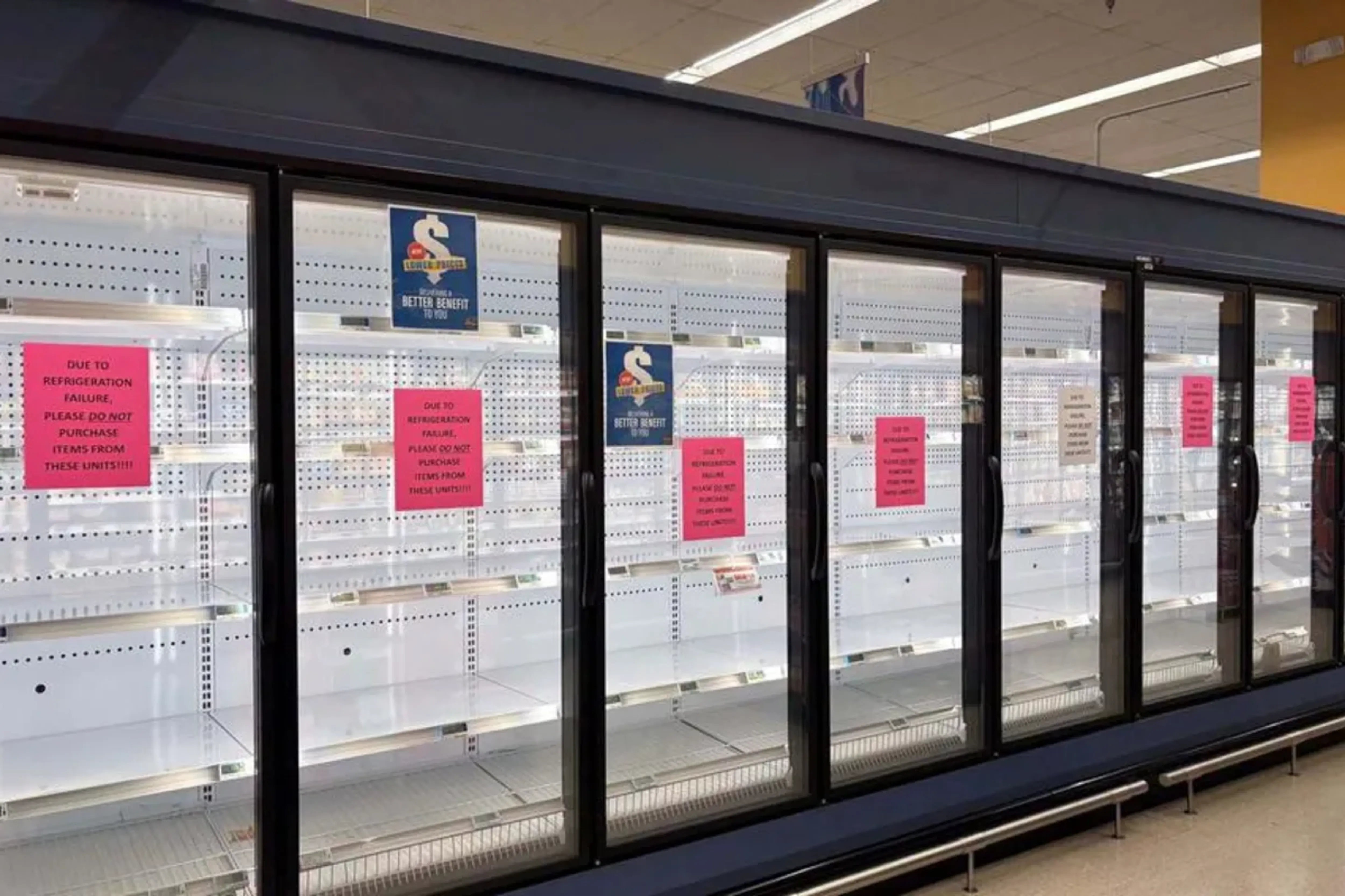 Military Commissaries Across America Suddenly Lose Refrigeration