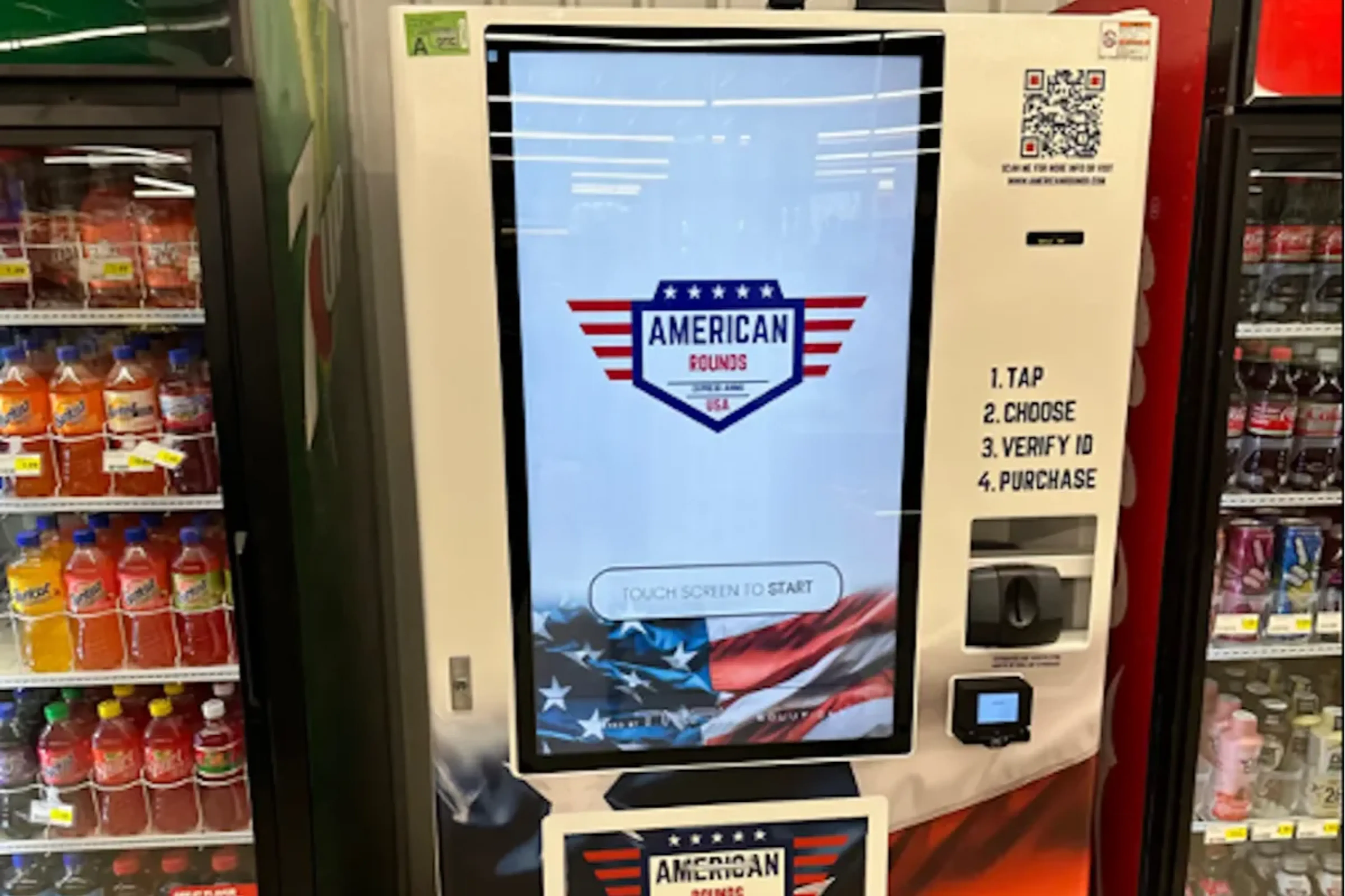 Ammo Vending Machines Are Appearing in U.S. Grocery Stores.