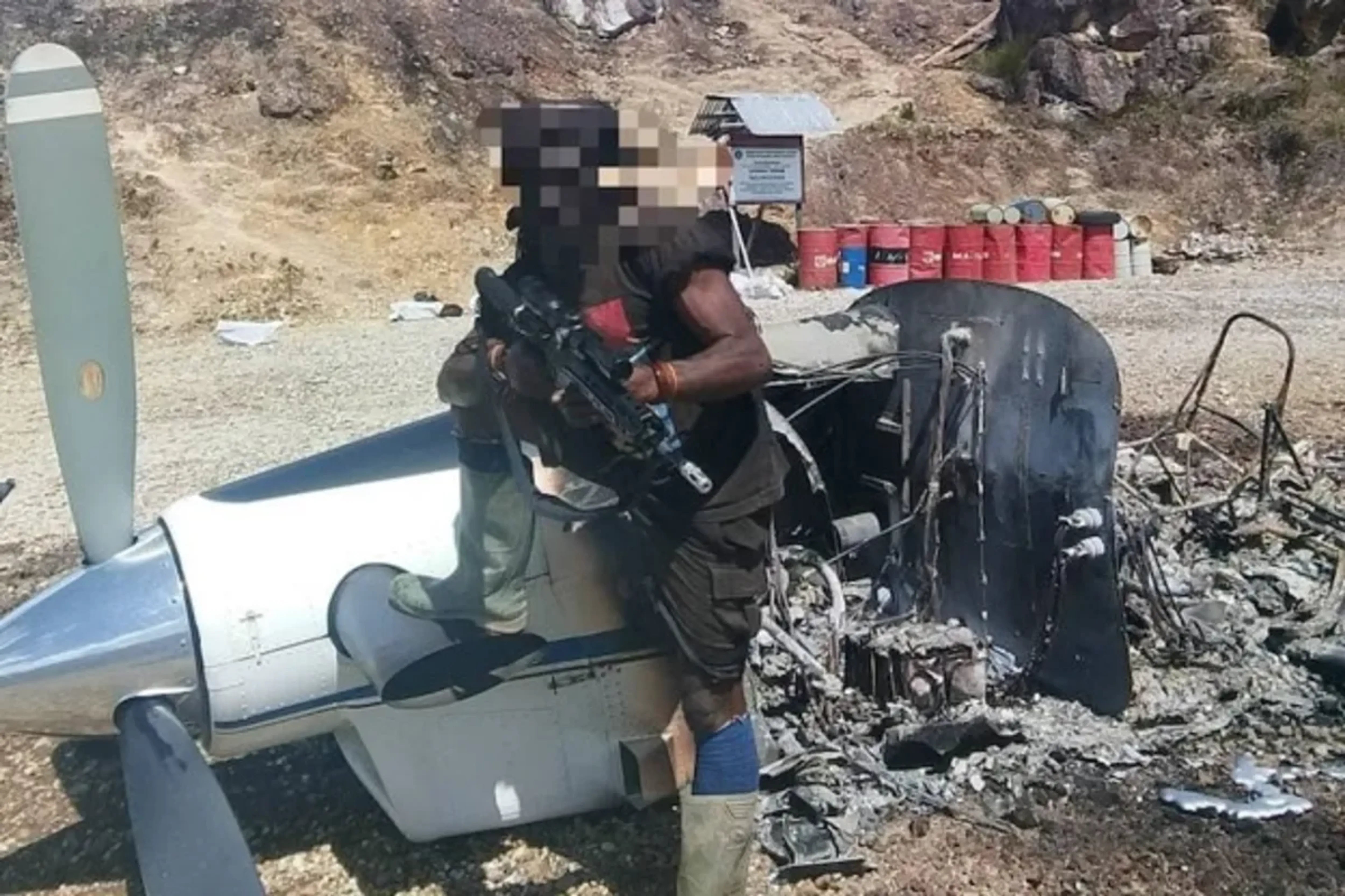 American Pilot Killed After Papua Rebels Torch Plane in Indonesia