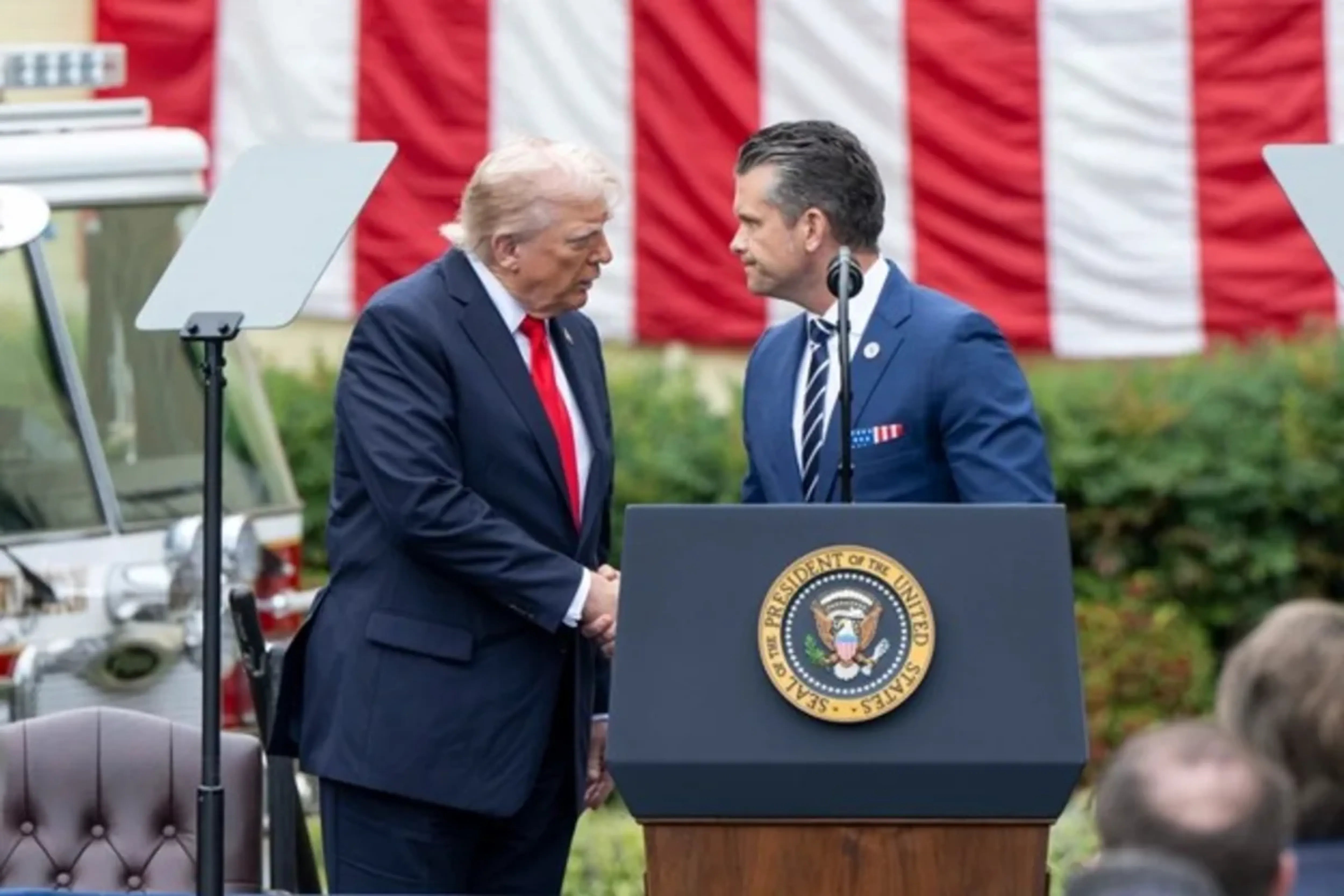 Trump Confronts Hegseth Over Missile Shortages For Pentagon
