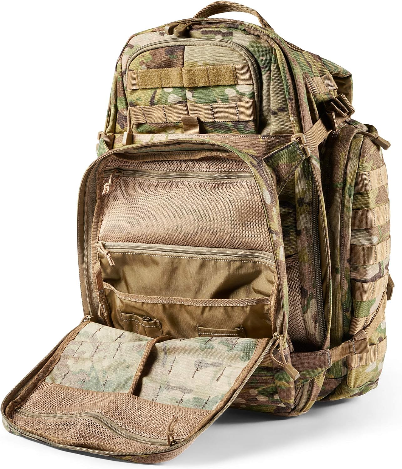 5.11 Tactical Backpack‚ Rush 72 2.0‚ Military Molle Pack, CCW with Multiple Compartments, 55 Liter, Large, Style