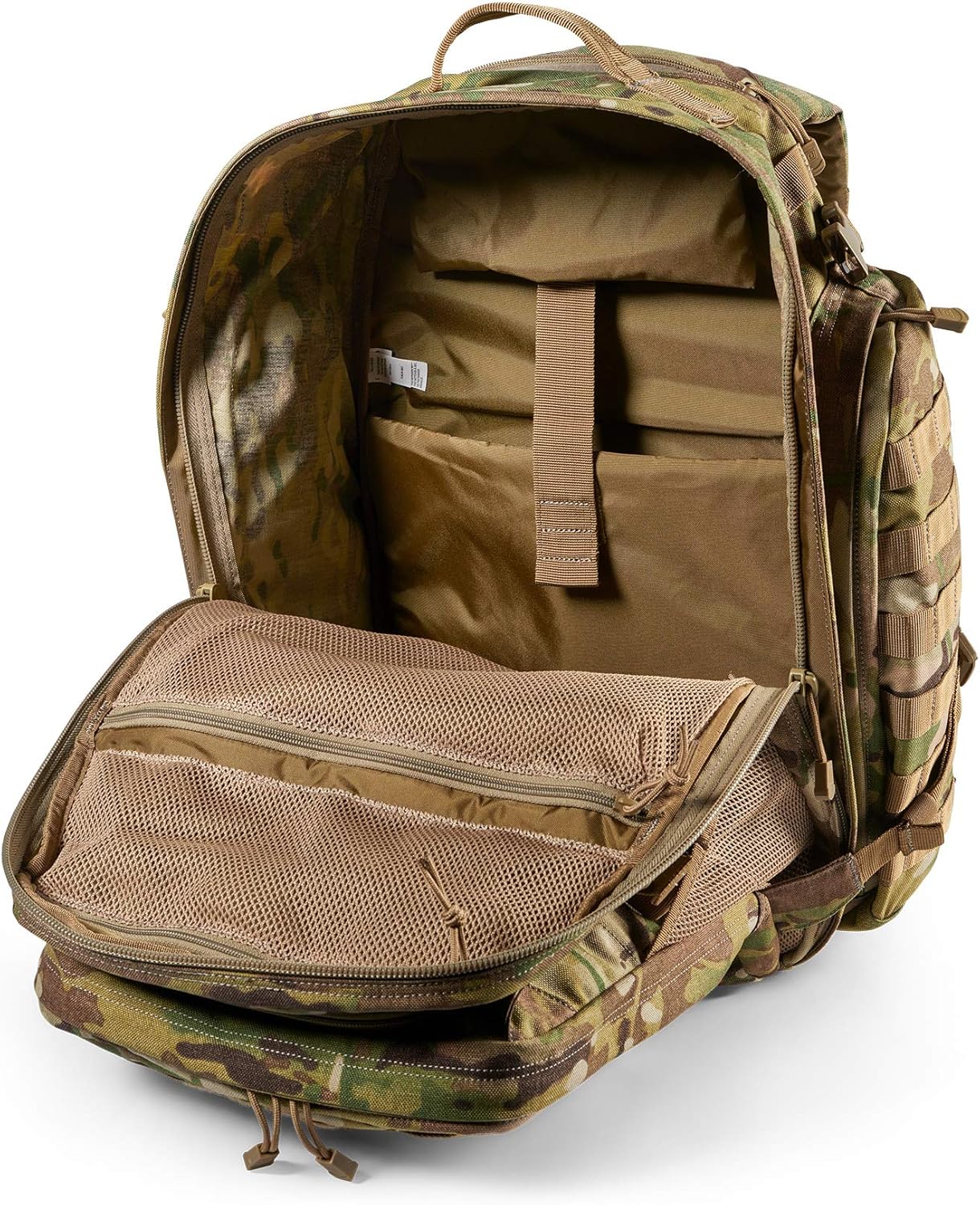5.11 Tactical Backpack‚ Rush 72 2.0‚ Military Molle Pack, CCW with Multiple Compartments, 55 Liter, Large, Style