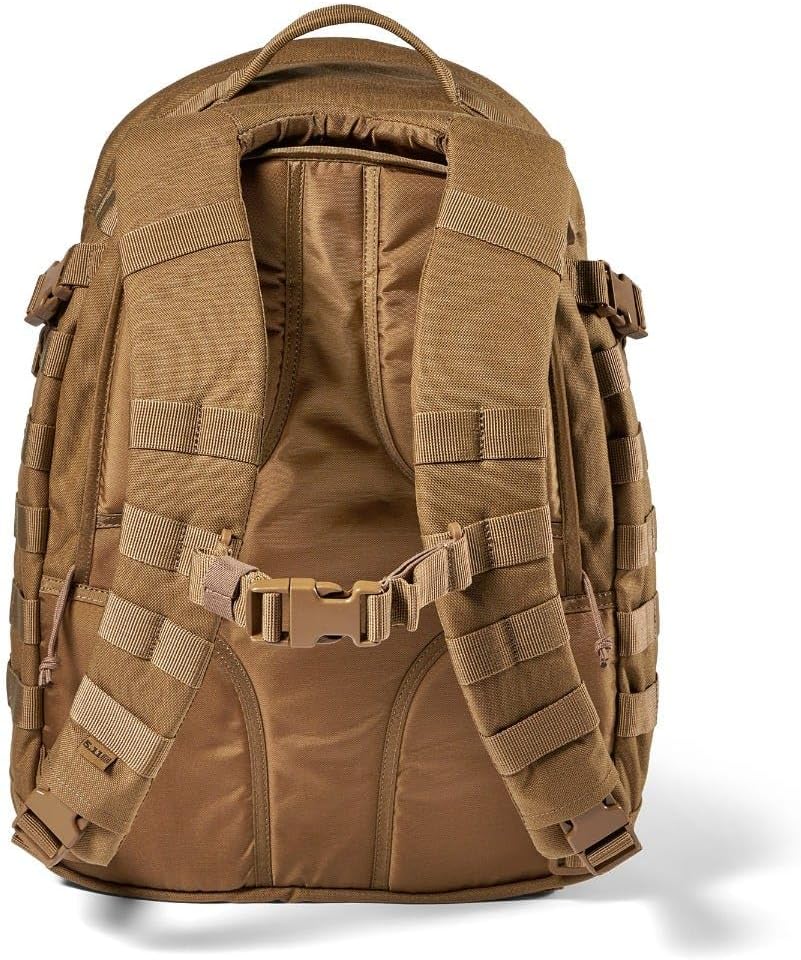 5.11 Tactical Backpack, RUSH 24 2.0 Military Survival Molle Back Pack with Laptop Compartment, 37L, Style 56563ABR/56564ABR