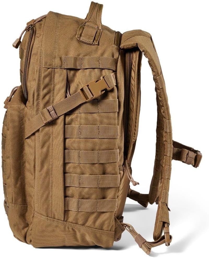 5.11 Tactical Backpack, RUSH 24 2.0 Military Survival Molle Back Pack with Laptop Compartment, 37L, Style 56563ABR/56564ABR
