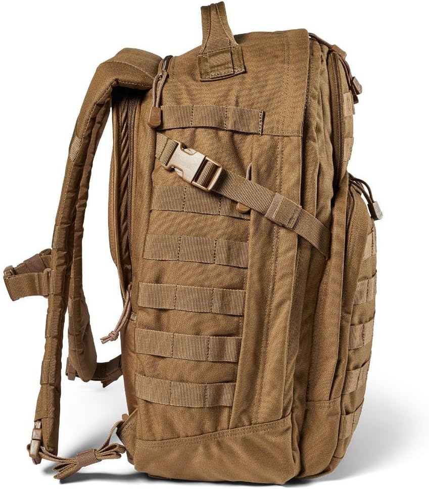 5.11 Tactical Backpack, RUSH 24 2.0 Military Survival Molle Back Pack with Laptop Compartment, 37L, Style 56563ABR/56564ABR