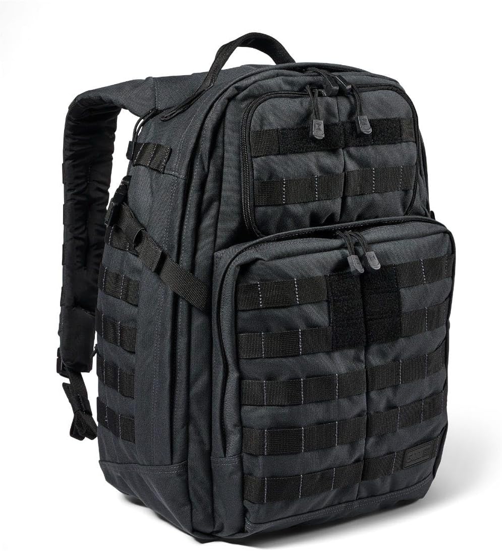 5.11 Tactical Backpack, RUSH 24 2.0 Military Survival Molle Back Pack with Laptop Compartment, 37L, Style 56563ABR/56564ABR