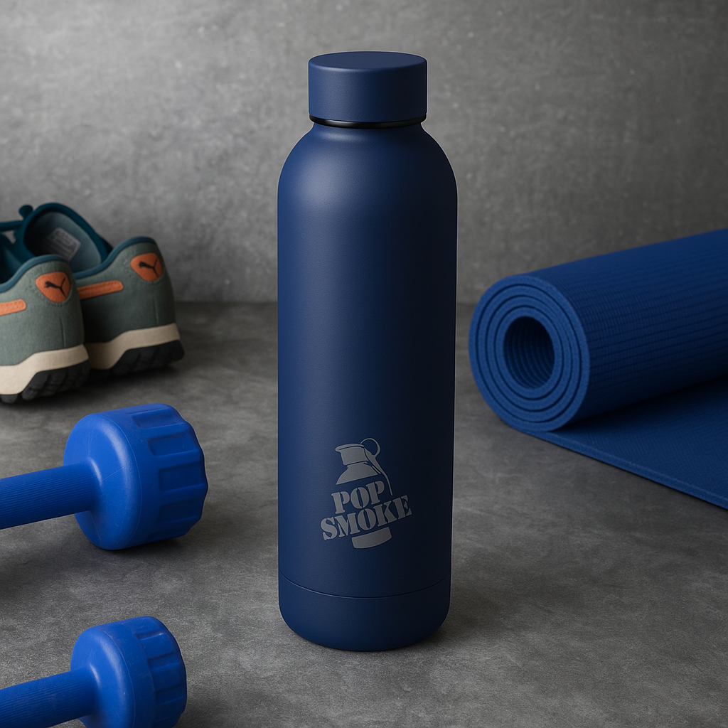 Blue Steel Thermal Bottle – Cold. Hot. Always On Mission.