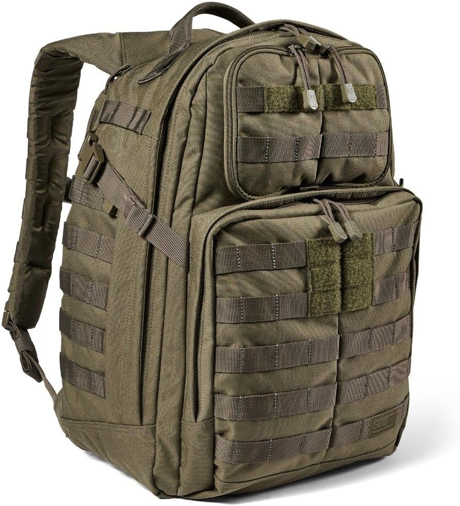 5.11 Tactical Backpack, RUSH 24 2.0 Military Survival Molle Back Pack with Laptop Compartment, 37L, Style 56563ABR/56564ABR