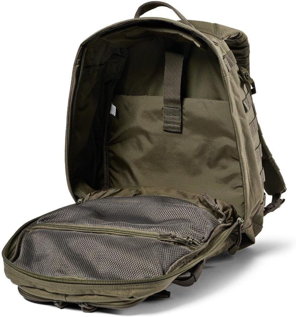 5.11 Tactical Backpack, RUSH 24 2.0 Military Survival Molle Back Pack with Laptop Compartment, 37L, Style 56563ABR/56564ABR