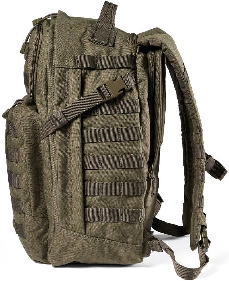 5.11 Tactical Backpack, RUSH 24 2.0 Military Survival Molle Back Pack with Laptop Compartment, 37L, Style 56563ABR/56564ABR