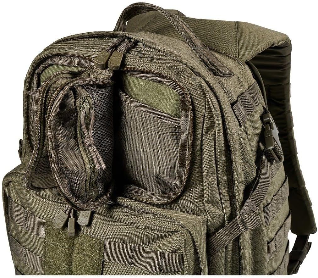 5.11 Tactical Backpack, RUSH 24 2.0 Military Survival Molle Back Pack with Laptop Compartment, 37L, Style 56563ABR/56564ABR