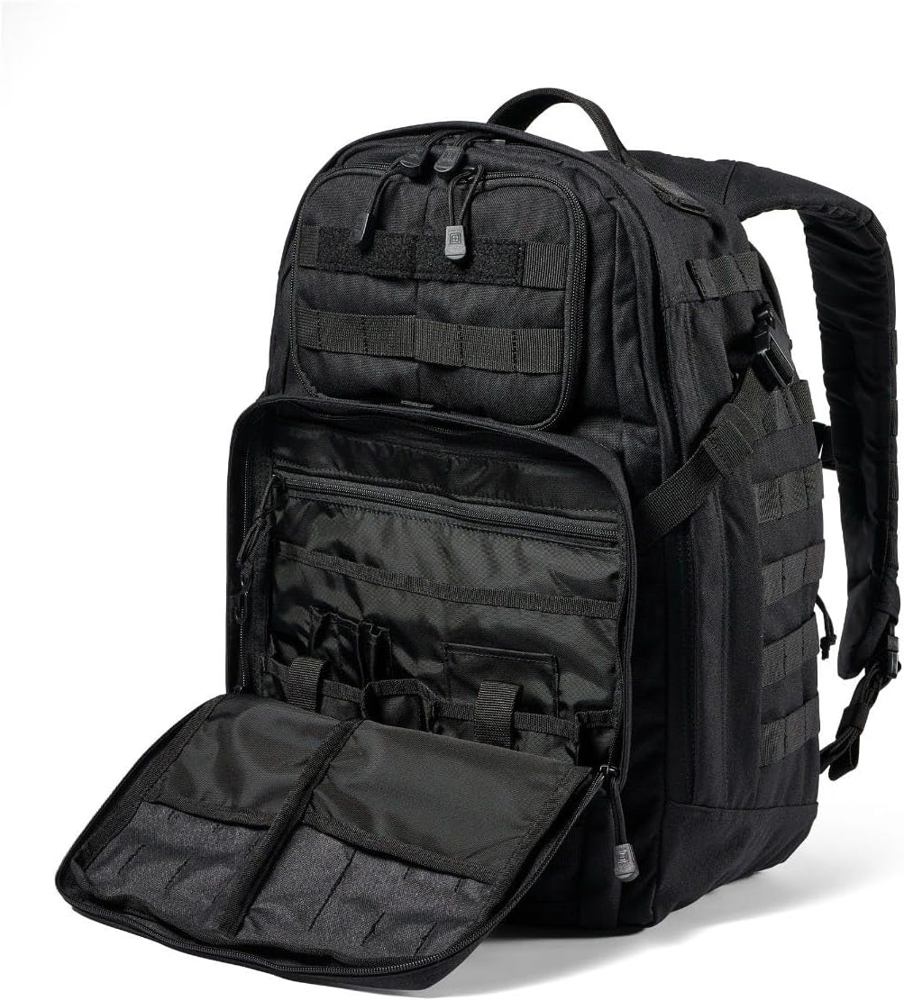 5.11 Tactical Backpack, RUSH 24 2.0 Military Survival Molle Back Pack with Laptop Compartment, 37L, Style 56563ABR/56564ABR