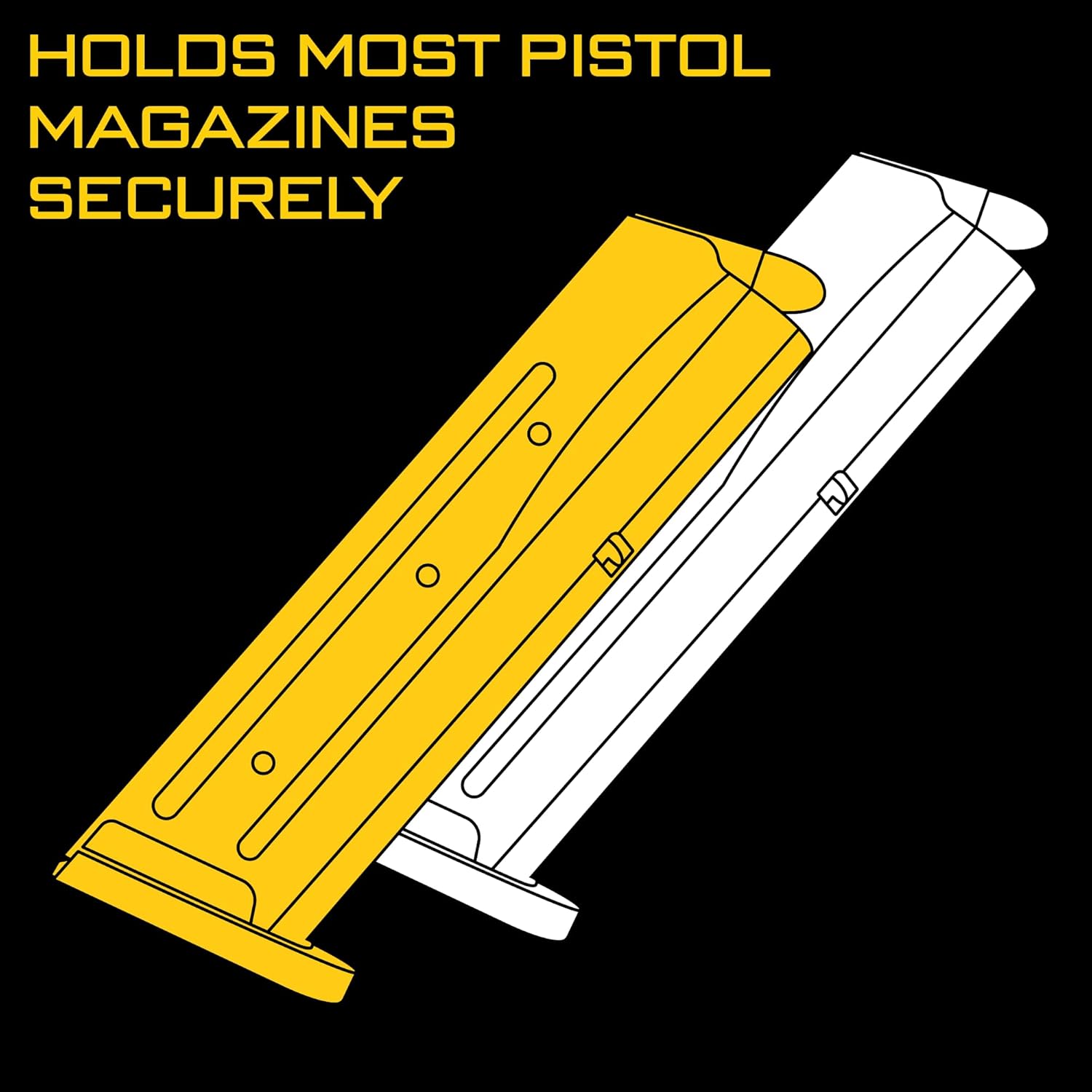 High Speed Gear Double Pistol Taco Mag Pouch | Universal Pistol Magazine Holster | Rapid Response and MOLLE Compatible