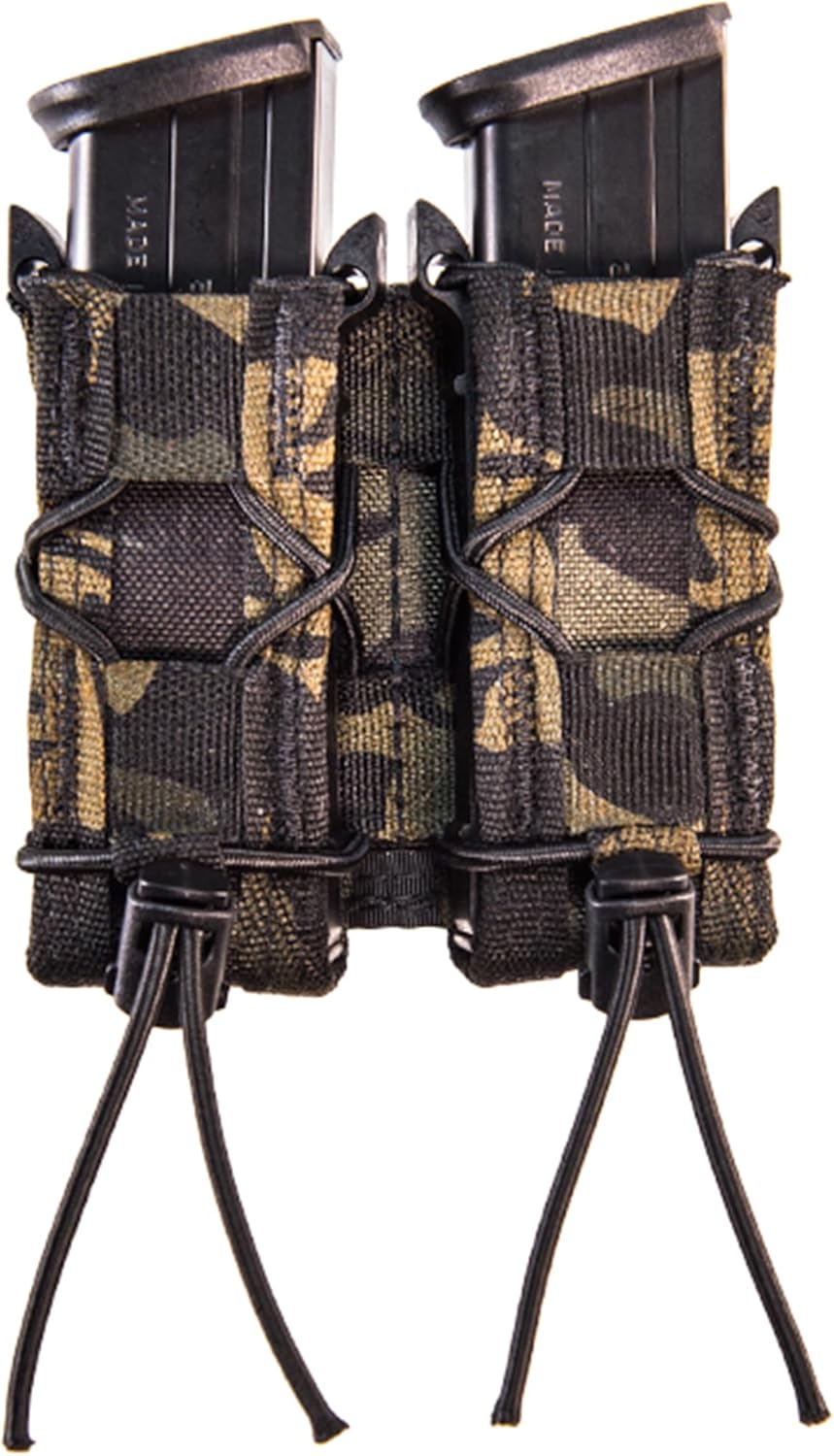 High Speed Gear Double Pistol Taco Mag Pouch | Universal Pistol Magazine Holster | Rapid Response and MOLLE Compatible