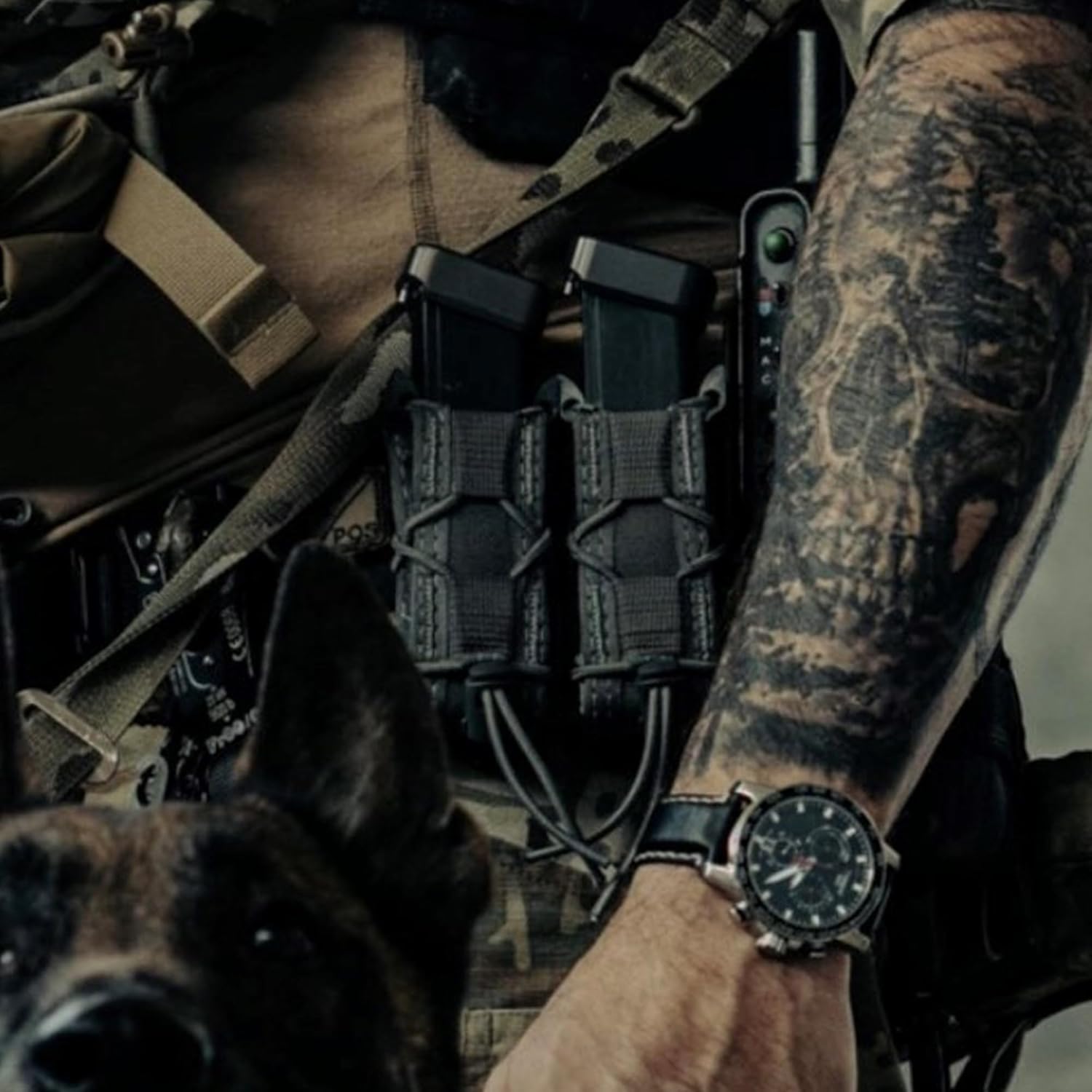 High Speed Gear Double Pistol Taco Mag Pouch | Universal Pistol Magazine Holster | Rapid Response and MOLLE Compatible