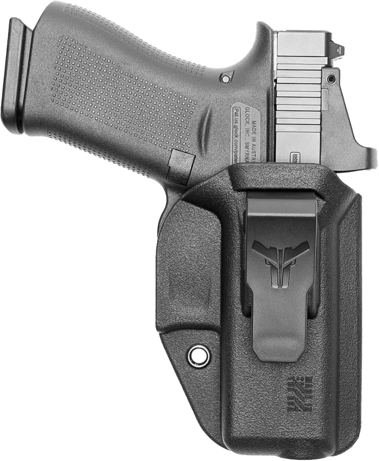 Glock 43 / 43X / 43X MOS IWB Holster - USA Made - Fits Glock 43, 43X, 43X MOS, Shadow Systems CR920 - Inside Waistband Concealed Carry (Right Hand) -