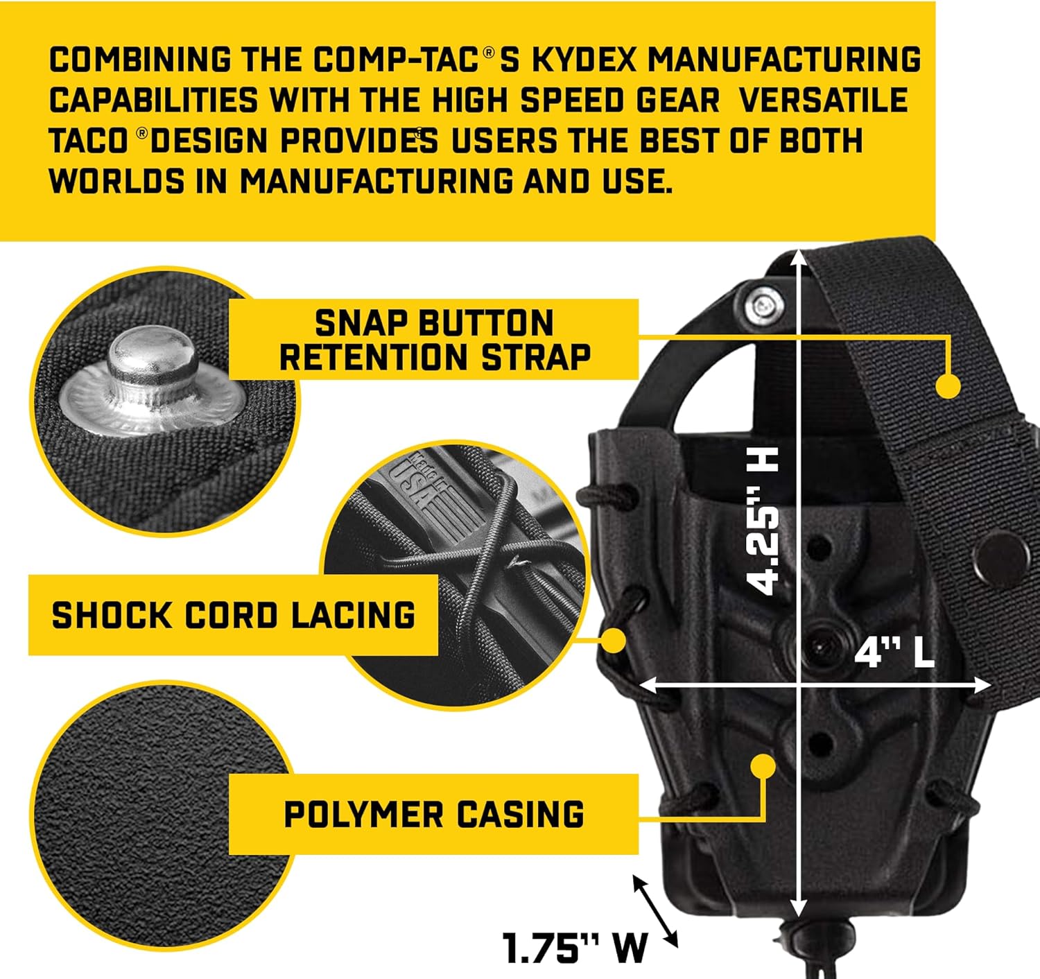 High Speed Gear HSGI Kydex Handcuff Taco