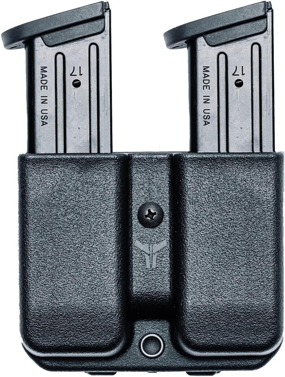 OWB Double Mag Pouch for Glock 20, 21, 29, 30, 40, 41, H&K USP .45 & More - USA Made - Signature Double Magazine Carrier with Tek-Lok Belt Attachment