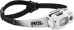 PETZL Swift RL Headlamp Black/White, 1100 lumens with Reactive Lighting