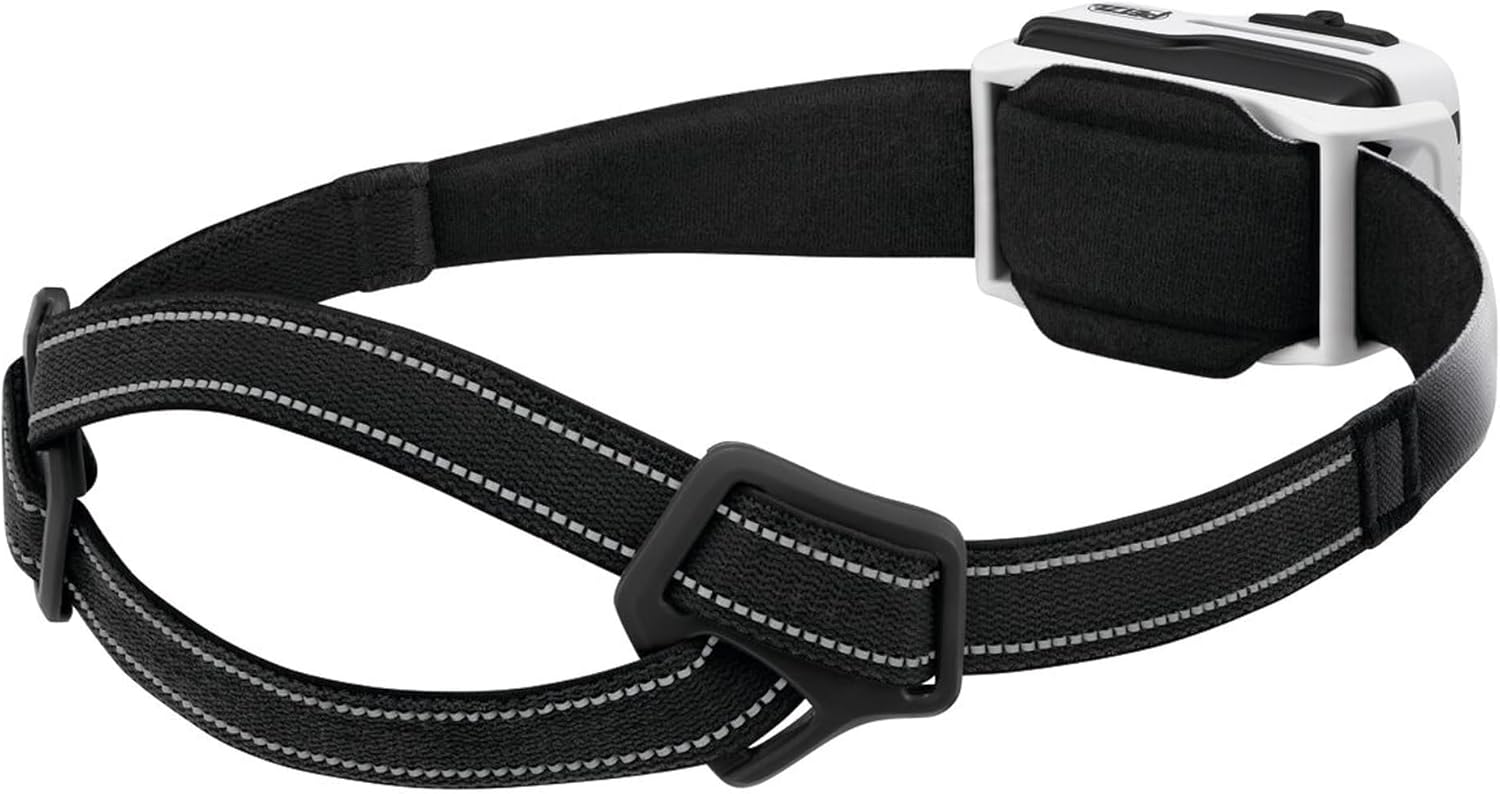 PETZL Swift RL Headlamp Black/White, 1100 lumens with Reactive Lighting
